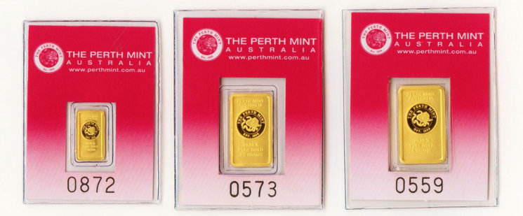 Oriana Goldbarren der Perth Mint